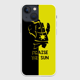 Чехол для iPhone 13 mini с принтом Praise the sun в Петрозаводске,  |  | dark souls | dark souls iii | дарк солс | дарк соулс | темные души | черные души