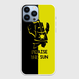 Чехол для iPhone 13 Pro Max с принтом Praise the sun в Петрозаводске,  |  | Тематика изображения на принте: dark souls | dark souls iii | дарк солс | дарк соулс | темные души | черные души