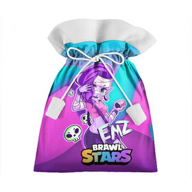 Подарочный 3D мешок с принтом Emz Brawl stars ЭМЗ в Петрозаводске, 100% полиэстер | Размер: 29*39 см | brawl | brawl stars | brawlstars | brawl_stars | emz | jessie | амз | бравл | бравлстарс | эма | эмз