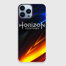 Чехол для iPhone 13 Pro Max с принтом Horizon Zero Dawn STRIPES в Петрозаводске,  |  | Тематика изображения на принте: aloy | antasy girl | art | artwork | digital art | fantasy | horizon | horizon: zero dawn | landscape | tallneck | warrior fantasy | weapon | zero dawn