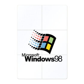 Магнитный плакат 2Х3 с принтом Windows 98 в Петрозаводске, Полимерный материал с магнитным слоем | 6 деталей размером 9*9 см | microsoft | windows | windows98 | виндовс | майкрософт