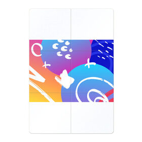 Магнитный плакат 2Х3 с принтом Градация цвета в Петрозаводске, Полимерный материал с магнитным слоем | 6 деталей размером 9*9 см | градация | градиент | градиентная | градиентный | зарисовка | пятна | штрихи