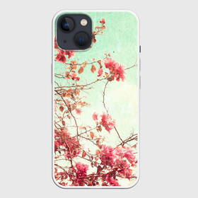 Чехол для iPhone 13 с принтом Цветы в Петрозаводске,  |  | весна | дерево | природа | розы | цветок | цветы