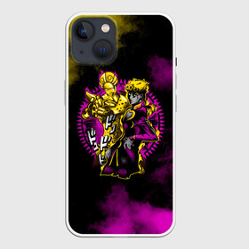 Чехол для iPhone 13 с принтом JoJo Bizarre Adventure в Петрозаводске,  |  | anime | jojo | jojo’s bizarre adventure | аниме | анимэ | биззаре адвенчер | джо | джо джо | джоджо | джонатан джостар | дзёсукэ хигасиката | дзётаро кудзё | жожо | игги | кира | лого | манга | невероятные приключения