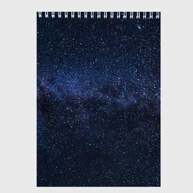 Скетчбук с принтом звездное небо в Петрозаводске, 100% бумага
 | 48 листов, плотность листов — 100 г/м2, плотность картонной обложки — 250 г/м2. Листы скреплены сверху удобной пружинной спиралью | neon | space | stars | звезды | млечный путь
