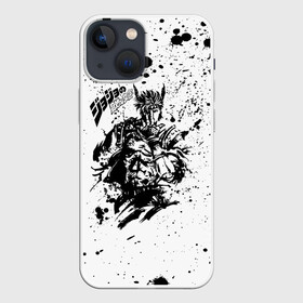 Чехол для iPhone 13 mini с принтом JoJo Bizarre Adventure в Петрозаводске,  |  | anime | jojo | jojo’s bizarre adventure | аниме | анимэ | биззаре адвенчер | джо | джо джо | джоджо | джонатан джостар | дзёсукэ хигасиката | дзётаро кудзё | жожо | игги | кира | лого | манга | невероятные приключения