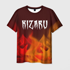Мужская футболка 3D с принтом KIZARU / КИЗАРУ в Петрозаводске, 100% полиэфир | прямой крой, круглый вырез горловины, длина до линии бедер | Тематика изображения на принте: family | haunted | kizaru | logo | music | rap | rapper | кизару | лого | логотип | логотипы | музыка | рэп | рэпер | рэперы | символ | символы | фэмили | хантед