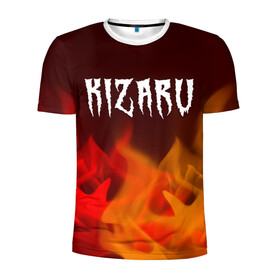 Мужская футболка 3D спортивная с принтом KIZARU / КИЗАРУ в Петрозаводске, 100% полиэстер с улучшенными характеристиками | приталенный силуэт, круглая горловина, широкие плечи, сужается к линии бедра | Тематика изображения на принте: family | haunted | kizaru | logo | music | rap | rapper | кизару | лого | логотип | логотипы | музыка | рэп | рэпер | рэперы | символ | символы | фэмили | хантед
