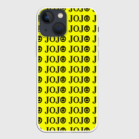 Чехол для iPhone 13 mini с принтом JoJo Bizarre Adventure в Петрозаводске,  |  | anime | jojo | jojo’s bizarre adventure | аниме | анимэ | биззаре адвенчер | джо | джо джо | джоджо | джонатан джостар | дзёсукэ хигасиката | дзётаро кудзё | жожо | игги | кира | лого | манга | невероятные приключения