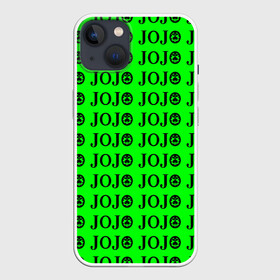 Чехол для iPhone 13 с принтом JoJo Bizarre Adventure в Петрозаводске,  |  | anime | jojo | jojo’s bizarre adventure | аниме | анимэ | биззаре адвенчер | джо | джо джо | джоджо | джонатан джостар | дзёсукэ хигасиката | дзётаро кудзё | жожо | игги | кира | лого | манга | невероятные приключения