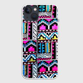 Чехол для iPhone 13 с принтом Ацтеки в Петрозаводске,  |  | абстракция | африка | африканский мотив | африканский паттерн | ацтеки | коллаж | паттерн | хиппи