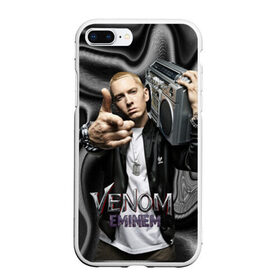 Чехол для iPhone 7Plus/8 Plus матовый с принтом Eminem-Venom в Петрозаводске, Силикон | Область печати: задняя сторона чехла, без боковых панелей | eminem | rap | venom eminem | рэп | хип хоп | эминем