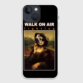 Чехол для iPhone 13 mini с принтом walk on air в Петрозаводске,  |  | air | fighting | on | walk | картина | мона лиза