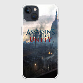 Чехол для iPhone 13 с принтом Assassin’s Creed Unity в Петрозаводске,  |  | black flag | brotherhood | chronicles | creed | game | origins | revelations | rogue | syndicate | unity | valhalla | альтаир | ассасин | игры | кинжал | пираты
