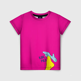 Детская футболка 3D с принтом Золушка в Петрозаводске, 100% гипоаллергенный полиэфир | прямой крой, круглый вырез горловины, длина до линии бедер, чуть спущенное плечо, ткань немного тянется | disney | princess | дисней | золушка | туфелька