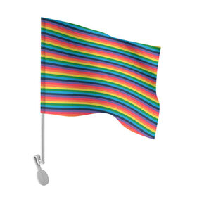 Флаг для автомобиля с принтом Радужный флаг в Петрозаводске, 100% полиэстер | Размер: 30*21 см | pride | rainbow | tiktok | мем | оля тыква | подсяду | прайд | привет | привет я подсяду | радуга | радужный флаг | тик ток | тикток | феминизм | феминитивы | я подсяду
