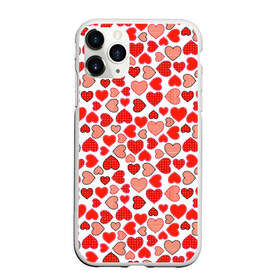 Чехол для iPhone 11 Pro матовый с принтом Сердечки паттерн в Петрозаводске, Силикон |  | cute | love is | valentines day | you | алые | валентина | влюбленные | девушке | день рождения | дружба | жена | лучшая | любимая | люблю | любовь | мама | марта | милые | нежные | подарок | свадьба | серде | сердца