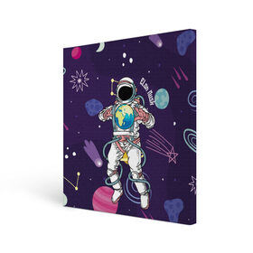 Холст квадратный с принтом Elon Musk в Петрозаводске, 100% ПВХ |  | astronaut | celebrity | cosmonaut | cosmos | genius | gloves | planet | space | spacesuit | гений | знаменитость | космонавт | космос | перчатки | планета | скафандр