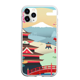 Чехол для iPhone 11 Pro Max матовый с принтом Tokyo в Петрозаводске, Силикон |  | Тематика изображения на принте: горы | остров | сакура | токио | япония