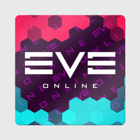 Магнит виниловый Квадрат с принтом EVE ONLINE / ИВ ОНЛАЙН в Петрозаводске, полимерный материал с магнитным слоем | размер 9*9 см, закругленные углы | echo | echoes | eve | game | games | logo | online | space | ев онлайн | ев эхо | еве | ив онлайн | ив эхо | игра | игры | космос | лого | логотип | логотипы | онлайн | символ | символы | эхо | эхос
