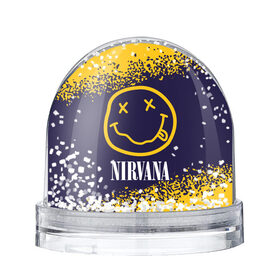 Снежный шар с принтом NIRVANA / НИРВАНА в Петрозаводске, Пластик | Изображение внутри шара печатается на глянцевой фотобумаге с двух сторон | band | cobain | face | kurt | logo | music | nirvana | rock | rocknroll | группа | кобейн | курт | лого | логотип | музыка | музыкальная | нирвана | рожица | рок | рокнролл | символ