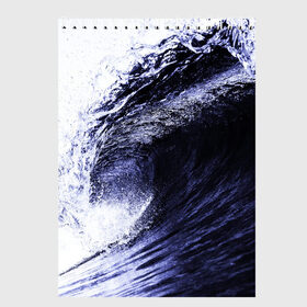 Скетчбук с принтом Волна в Петрозаводске, 100% бумага
 | 48 листов, плотность листов — 100 г/м2, плотность картонной обложки — 250 г/м2. Листы скреплены сверху удобной пружинной спиралью | брызги | вода | волна | волны | кайф | капли | капля | красота | море | озеро | океан | отдых | пляж | рыба | цунами
