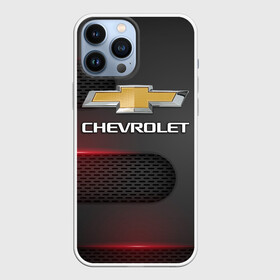 Чехол для iPhone 13 Pro Max с принтом CHEVROLET в Петрозаводске,  |  | chevrolet | авто | автомобиль | логотип | марка | машина | надпись | текстура | шевроле | шевролет