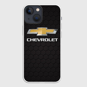 Чехол для iPhone 13 mini с принтом CHEVROLET в Петрозаводске,  |  | chevrolet | авто | автомобиль | логотип | марка | машина | надпись | текстура | шевроле | шевролет