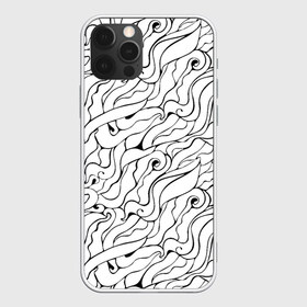 Чехол для iPhone 12 Pro Max с принтом Черно-белые узоры в Петрозаводске, Силикон |  | abstract | art | pattern | абстракционизм | абстракция | аниме | арт | брызги | волны | восточный | граффити | змеи | инь янь | искусство | кружево | линии | море | паттерн | текстура | тучи | узор | хавитки | черви