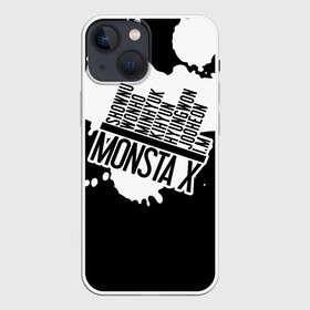 Чехол для iPhone 13 mini с принтом Monsta X в Петрозаводске,  |  | dramarama | edm | hyungwon | idol | im | j pop | jooheon | k pop | kihyun | kpop | minhyuk | mv | shownu | the code | wonho | вонхо | монста х | хип хоп