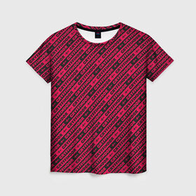 Женская футболка 3D с принтом Гриффиндор паттерн в Петрозаводске, 100% полиэфир ( синтетическое хлопкоподобное полотно) | прямой крой, круглый вырез горловины, длина до линии бедер | gryffindor | harry potter | vdzabma | гарри поттер | гриффиндор