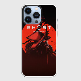 Чехол для iPhone 13 Pro с принтом Ghost of Tsushima в Петрозаводске,  |  | ghost of tsushima | воин | игра | катана | рисунок | самурай | человек