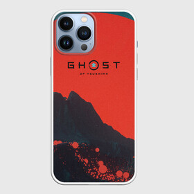 Чехол для iPhone 13 Pro Max с принтом Ghost of Tsushima в Петрозаводске,  |  | ghost of tsushima | горы | игра | природа | рисунок