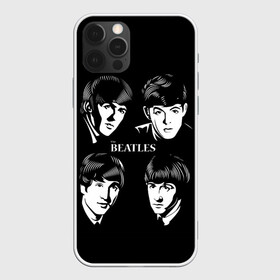 Чехол для iPhone 12 Pro с принтом THE BEATLES в Петрозаводске, силикон | область печати: задняя сторона чехла, без боковых панелей | англия | гитара | коллектив | легенды | музыка