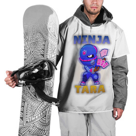 Накидка на куртку 3D с принтом Ниндзя Тара Бравл Старс (BS) в Петрозаводске, 100% полиэстер |  | brawl stars | brawler | tara | бравл старс | бравлер | тара