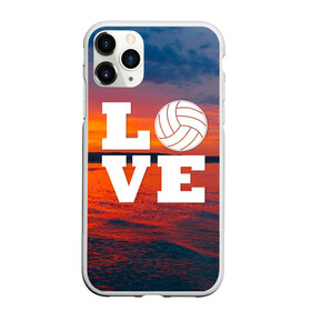 Чехол для iPhone 11 Pro Max матовый с принтом LOVE Volleyball в Петрозаводске, Силикон |  | beach | i love | live | love | voleybal | volleyball | волебол | волейбол | волейболист | волейболистка | воллейбол | пляжный | я люблю