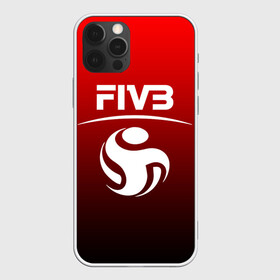 Чехол для iPhone 12 Pro с принтом FIVB ВОЛЕЙБОЛ в Петрозаводске, силикон | область печати: задняя сторона чехла, без боковых панелей | Тематика изображения на принте: fivb | voleybal | volleyball | волебол | волейбол | волейбола | волейболист | волейболистка | воллейбол | международная | федерация | фивб