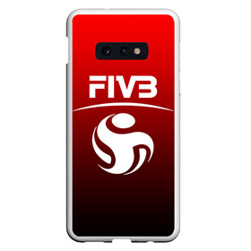 Чехол для Samsung S10E с принтом FIVB ВОЛЕЙБОЛ в Петрозаводске, Силикон | Область печати: задняя сторона чехла, без боковых панелей | fivb | voleybal | volleyball | волебол | волейбол | волейбола | волейболист | волейболистка | воллейбол | международная | федерация | фивб