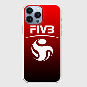 Чехол для iPhone 13 Pro Max с принтом FIVB ВОЛЕЙБОЛ в Петрозаводске,  |  | Тематика изображения на принте: fivb | voleybal | volleyball | волебол | волейбол | волейбола | волейболист | волейболистка | воллейбол | международная | федерация | фивб