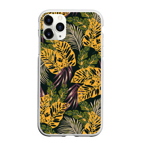 Чехол для iPhone 11 Pro Max матовый с принтом Тропический лес в Петрозаводске, Силикон |  | 3d | flowers | forest | hawaii | leaf | leafs | palm | palms | summer | travel | tropical | vacation | гаваи | гавайи | гавайка | гавайская | лес | лето | листики | листки | листья | отпуск | пальма | пальмы | путешествия | рисунок | трехмерная 