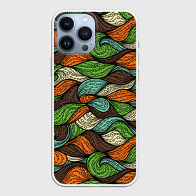 Чехол для iPhone 13 Pro Max с принтом Абстрактные волны в Петрозаводске,  |  | abstract | art | graphic | modern | nature | ocean | paint | pattern | sea | storm | waves | абстракция | арт | волна | волнуется | графика | искусство | краска | красочные | маринизм | маринист | модерн | море | мореман | океан | природа