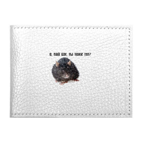 Обложка для студенческого билета с принтом Крыса в Петрозаводске, натуральная кожа | Размер: 11*8 см; Печать на всей внешней стороне | Тематика изображения на принте: крысы | о мой бог ты тоже тут