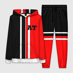 Женский костюм 3D с принтом Athletic team red and black в Петрозаводске,  |  | at | athletic | athletic team | bodybuilding | crossfit | fitness | mma | motivation | power | sport | strong | team | traninig | workout | бодибилдинг | зож | кросфит | мотивация. сила.смешанные единоборства. | спорт | спорт зал | фитнес | фитн