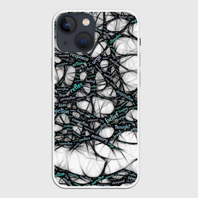 Чехол для iPhone 13 mini с принтом NEIROLINK в Петрозаводске,  |  | Тематика изображения на принте: абстракция | веном | наука | нейронная сеть | нейроны | превращения | сети | узор | ученые
