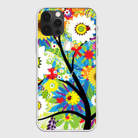Чехол для iPhone 12 Pro Max с принтом Flowering tree в Петрозаводске, Силикон |  | Тематика изображения на принте: бабочки | девушкам | зелень | природа | цветы