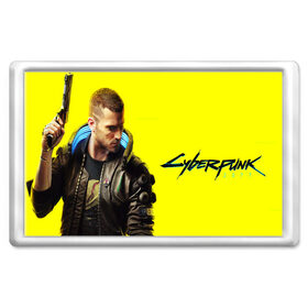 Магнит 45*70 с принтом CYBERPUNK 2077 HEROES (S) в Петрозаводске, Пластик | Размер: 78*52 мм; Размер печати: 70*45 | 