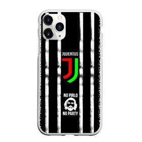 Чехол для iPhone 11 Pro матовый с принтом ювентус в Петрозаводске, Силикон |  | no pirlo no party juventus | фк | фк ювентус | ювентус футболка