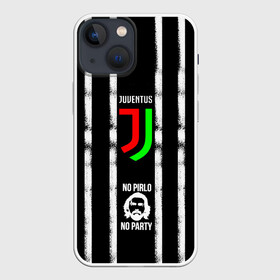 Чехол для iPhone 13 mini с принтом ювентус в Петрозаводске,  |  | no pirlo no party juventus | фк | фк ювентус | ювентус футболка