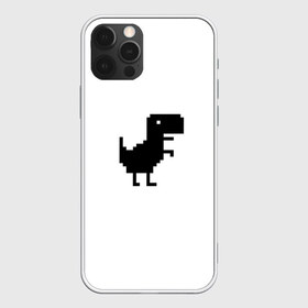 Чехол для iPhone 12 Pro Max с принтом Google динозаврик в Петрозаводске, Силикон |  | Тематика изображения на принте: dino | dinomax | googledino | дино | динозавр | потерялся