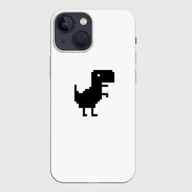 Чехол для iPhone 13 mini с принтом Google динозаврик в Петрозаводске,  |  | dino | dinomax | googledino | дино | динозавр | потерялся